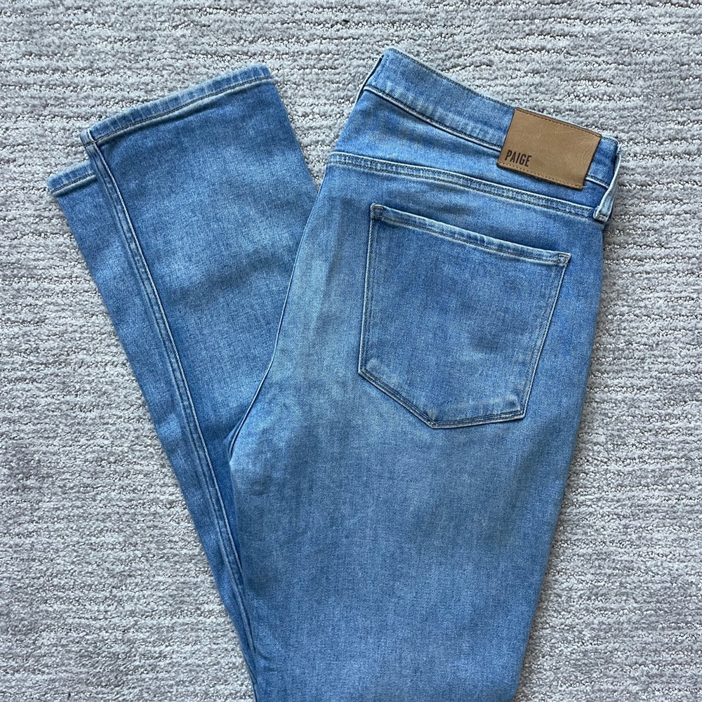 PAIGE Lennox Blue Slim Jeans Denim